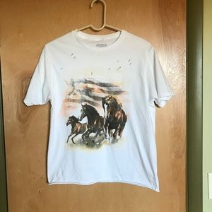 American Highway horses tee
